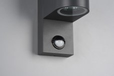 TRIO 214260142 ROYA exteriérové nástenné svietidlo so senzorom 1xGU10 IP44 antracit
