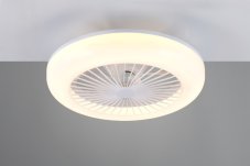 TRIO Reality R64032101 MORA stropní svítidlo s ventilátorem D450mm SMD LED 13W/1400lm 2700-6500K bílá, dálkový ovladač