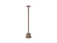 Ideal lux 347783 TOFFEE vonkajšie stojanové svietidlo/stĺpik V500mm LED 8W 900/540lm 3000K IP65 hnedá
