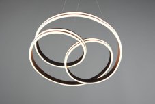 TRIO 326210132 NURIA/YARA závesné svietidlo LED D600mm 60W/7200lm 2300+3000+4000K matná čierna, switchdimmer