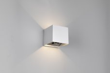 TRIO Reality R24169687 GENIE vonkajšie nástenné svietidlo efektné SMD LED 2x1W/150lm 3000K IP44 titánová