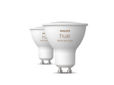 Philips Hue White and color ambiance 8720169229815 LED žárovka GU10 4,2W/400lm 2000-6500K+RGB bluetooth 2-set