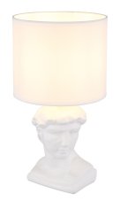 GLOBO 21732W HERMES stolní lampička V330mm 1xE14 bílá