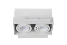 LUCIDE 09925/02/31 TRIMLESS Zápustné bodové svietidlo GU10 2x50W biela