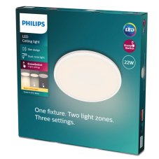 Philips 8719514431980 Ozziet stropní svítidlo LED 22W/2300lm 2700K bílá SceneSwitch