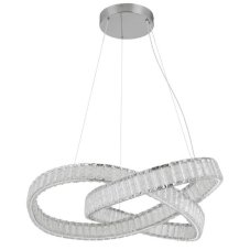 GLOBO 67162-110CCT MUCKY závěsné svítidlo D780mm LED 110W/9389lm 2700-6500K chromová, průhledná, dálkový ovladač