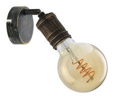 RABALUX 3214 Fidel nástenné bodové svietidlo/spot 1xE27 zlatá patina