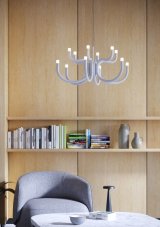 REDO 01-3227 LUXOR závěsné svítidlo D750mm LED 54W/4605lm 3000K bílá, TRIAC