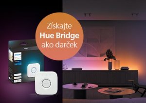 Získajte zdarma Philips Hue Bridge a odomknite silu inteligentného osvetlenia