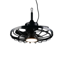 Stropní ventilátor se světlem LED 2700–6500K čierna IP44 TRIO Reality OSLO R69692102 časovač