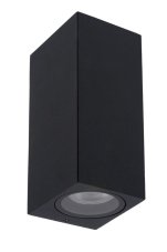 LUCIDE 69800/02/30 ZARO venkovní nástěnné svítidlo GU10 2x35W IP44 černá