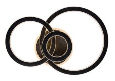 RABALUX 71392 Maziar stropní svítidlo LED 40W/3700lm 3000-6500K černá, bílá, stmívatelné, dálkový ovladač