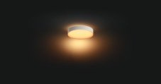 Philips HUE LED White Ambiance 41166/31/P6 Devere L koupelnové stropní svítidlo 33,5W 4300lm 2200-6500K IP44 42,5cm bílé stmívatelné BlueTooth + HUE Switch