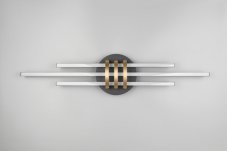 TRIO Reality R67873180 CINTO stropné svietidlo SMD LED 20W/2380lm 3000K čierna, zlatá, switchdimmer