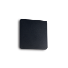 Nástěnné svítidlo Ideal lux 195766 COVER AP1 SQUARE SMALL NERO 1xLED 9W / 943lm 3000K černá