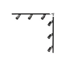 Lištové svietidlá SET 6x GU10 2 m čierna Zuma Line Tore Track 3566