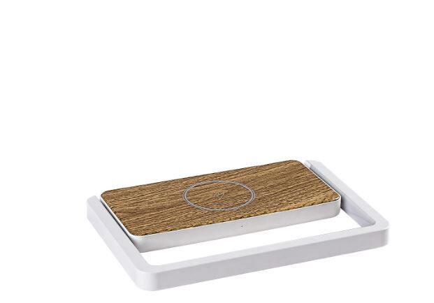 RABALUX 76005 Buldus stolní svítidlo LED V145mm 4W/160lm 3000K matná bílá, imitace dřeva