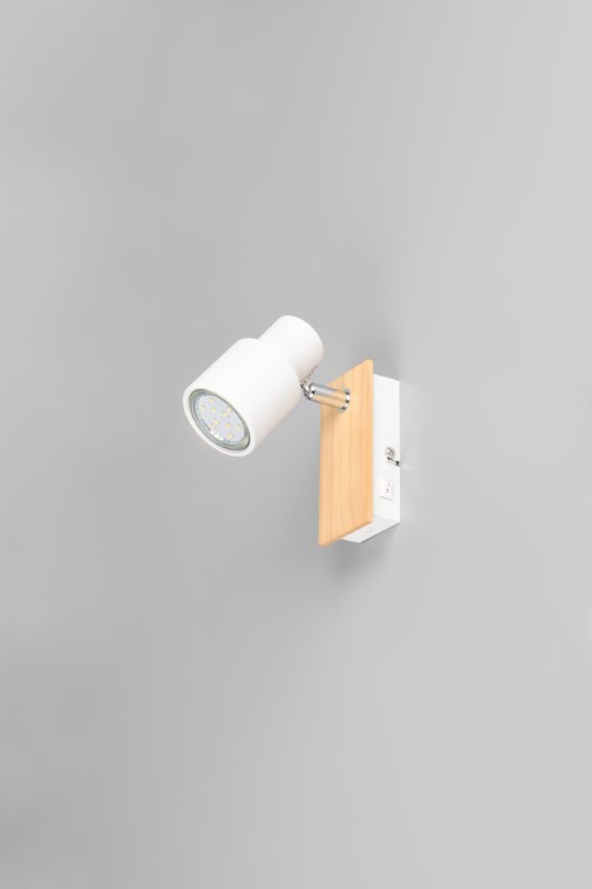 TRIO Reality R81981731 PIERRE nástěnné bodové svítidlo/spot s vypínačem 1xGU10 bílá matná