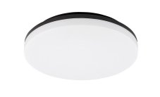 RABALUX 7265 Pernik exteriérové stropní svítidlo LED D280mm 24W/2400lm 3000K IP54 černá, bílá