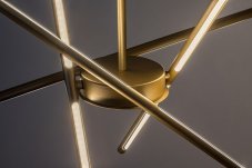 RABALUX 72339 Henli2 závesné svietidlo LED 40W/2800lm 3000K zlatá, biela