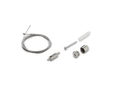 Ideal lux Pro 271750 STEEL KIT SINGLE STEEL CABLE 2 MT príslušenstvo - sada  k zaveseniu