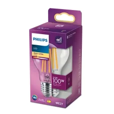 Philips 8718699763015 LED classic žárovka 10,5W/100W 1521lm E27 2700K 220-240V A60 filament