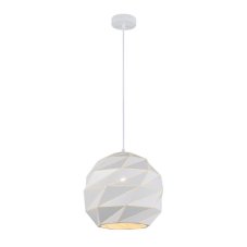 Italux PND-2424-1L-WH závěsné svítidlo Palermo D320mm 1x40W E27 bílá