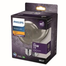 Philips 8718699759698 LED classic žárovka 2W/15W 100lm G93 1800K E27 smoky Globe