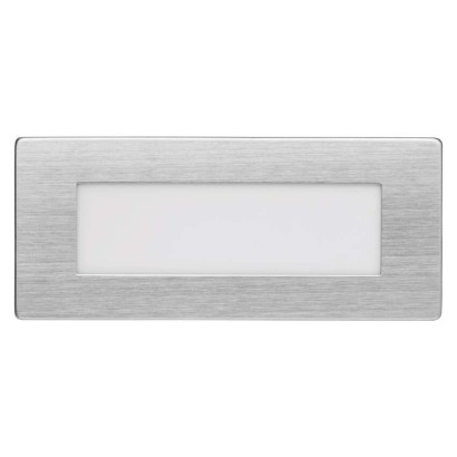 Emos ZC0110 LED AMAL vestavné svítidlo obdélník obdélník 123 × 53 × 61 mm 1,5W 55lm 4000K nerez