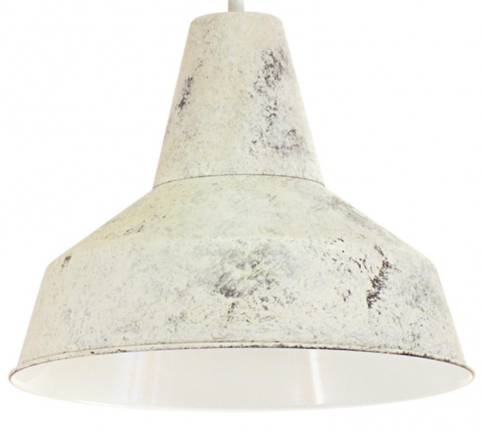 Eglo VINTAGE 49249 Závesné svietidlo SOMERTON biela leptaná 1X60W