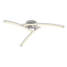 GLOBO 67169-18IP JULES stropní svítidlo LED D600mm 18W/1100lm 2700-4000-6000K IP44 chrom