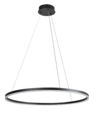RABALUX 72302 Isaure závěsné svítidlo D800mm LED 45W/3000lm 3000+4000+6500K černá, bílá