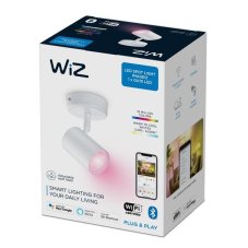 Philips WiZ Colors 8719514551879 IMAGEO bodové svítidlo 1xGU10 5W/350lm 2200-6500K+RGB bílá stmívatelné