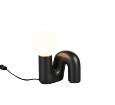 Stolná lampa 1x G9 čierna IP20 TRIO Reality QUINN R56821002