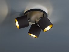 TRIO Reality R80333979 Tommy Spot 3xE14 matná čierna