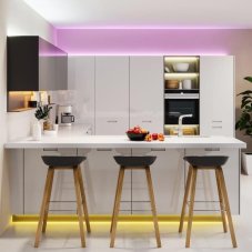 TRIO Reality R65543102 GRIP LED pásek 3000mm 10,5W/720lm RGB černá, stmívatelné, dálkový ovladač