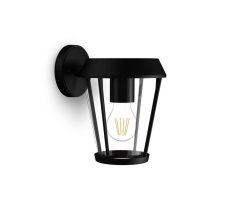 Philips 8720169351455 Sunera venkovní nástěnné svítidlo 1xE27 IP44 černá