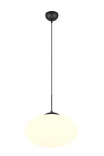 TRIO 363190132 FOMENTO závěsné svítidlo D400mm 1xE27 černá matná, bílá