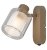 Nástěnné svítidlo s vypínačem 1x E14 taupe IP20 Rabalux MIRRAL 73063