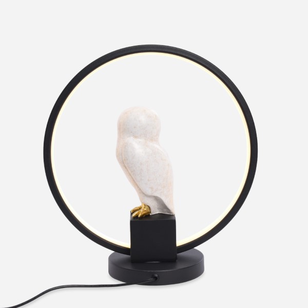 LED stolná lampa - Sova 150 lm 3000K bielo zlatá bez adaptéra Zuma Line SOWA EX04F332U-1