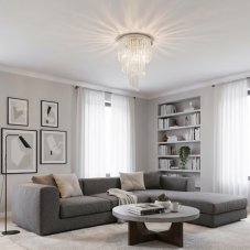 Stropní svítidlo Ideal lux 168937 CARLTON PL12 CROMO 12xE14 40W chrom