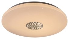 RABALUX SMART LIGHT 5365 Ophelia stropní svítidlo LED D600mm 40W/3200lm 3000-6500K RGB chromová, bílá, stmívatelné, dálkový ovladač, starlight efekt