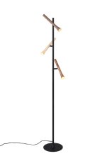 TRIO 452010317 FIATO stojací lampa V1500mm SMD LED 3x3W/400lm 2300+3000+4000K černá, kávová, béžová
