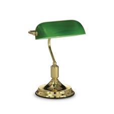 Stolová lampa Ideal lux 013657 LAWYER TL1 OTTONE 1xE27 60W