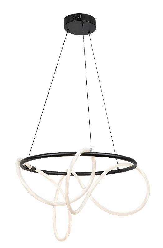 RABALUX 72191 Montema závěsné svítidlo D600mm LED 54W/4480lm 4000K černá, bílá