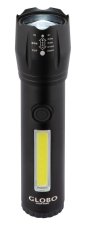 GLOBO 31919 LIGHTA ručné svietidlo - baterka LED 3W 100lm 5500K čierna