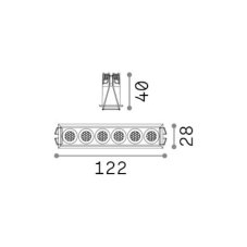 Ideal lux Pro 341675 LIKA SLIM zápustné svietidlo LED 10W 1050/870lm 4000K biela, UGR
