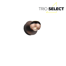 TRIO SELECT 244410132 ORBIT nástěnné svítidlo SMD LED 8W/960lm 2300+3000+4000K černá matná, kávová, switchdimmer