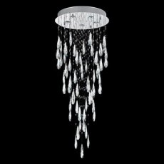 LUXERA 62430 RUSSET stropné svietidlo 5xGU10/50W, chróm/číre sklo