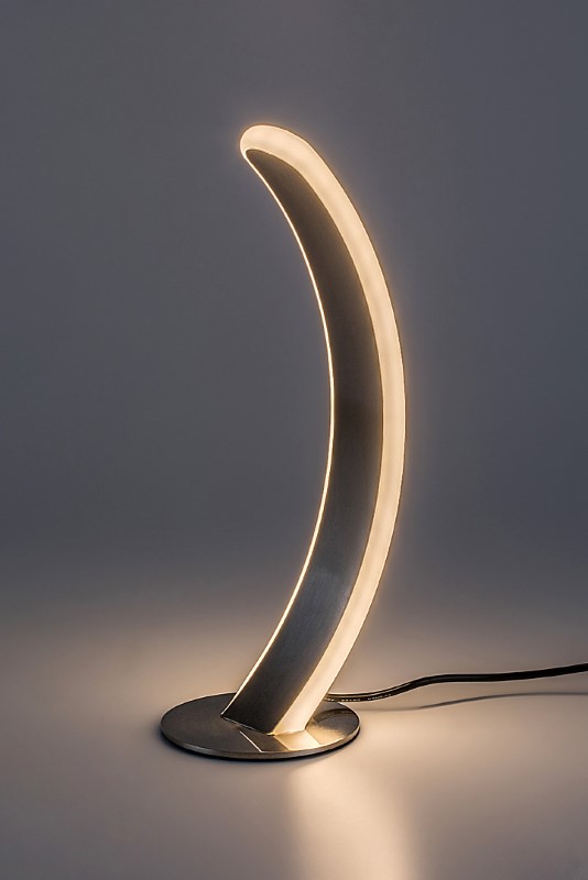 RABALUX 74196 Jarnelle stolná lampička LED 12W/850lm 3000K saténová chrómová, biela